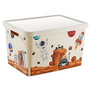 Boite de rangement motif spacial