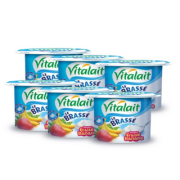 Yaourt brassé fraise banane