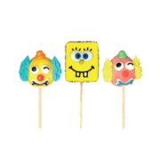Lot de 2 sucette marshmello 