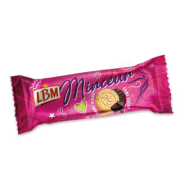 Biscuit minceur sans sucre enrobée goût chocolat  