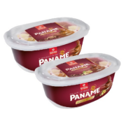 Lot de2 barquettes glaces fraise en fleurs